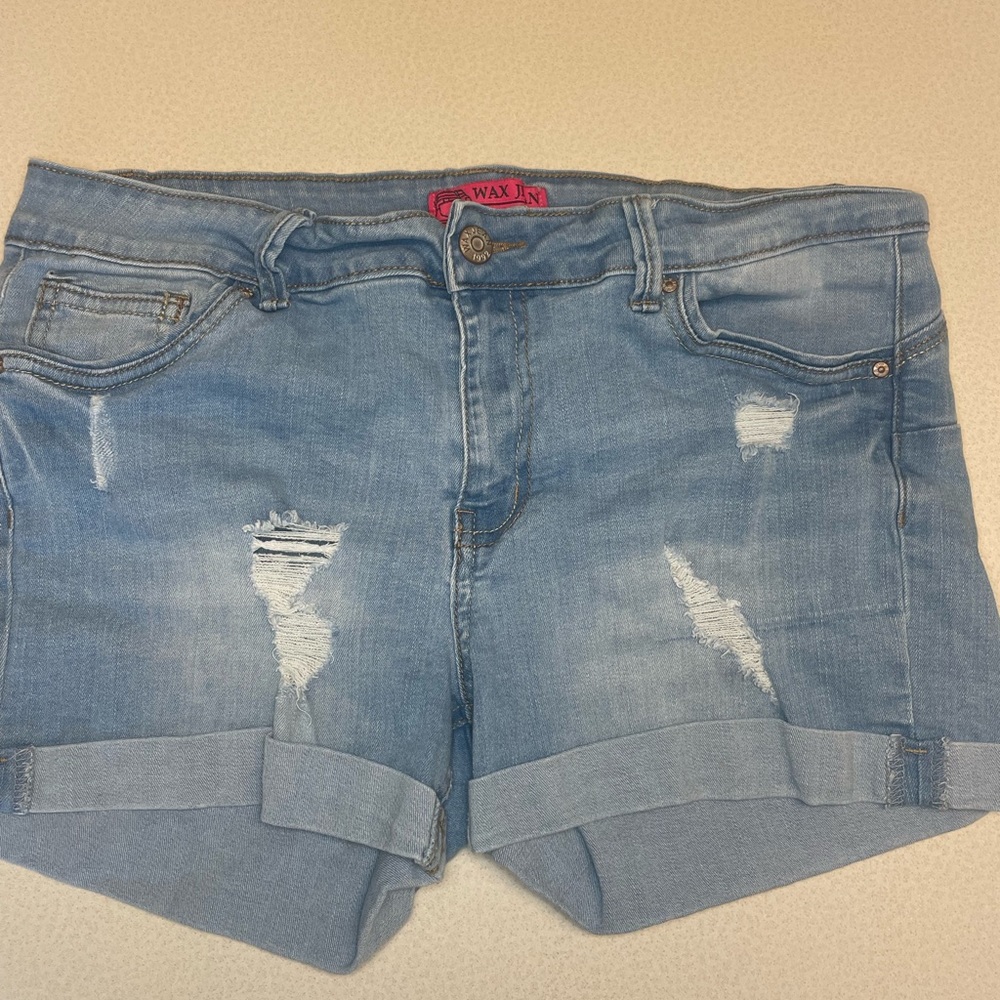 Wax Jean size large shorts